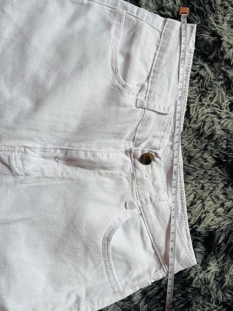 blush mark white pants tattered on Carousell