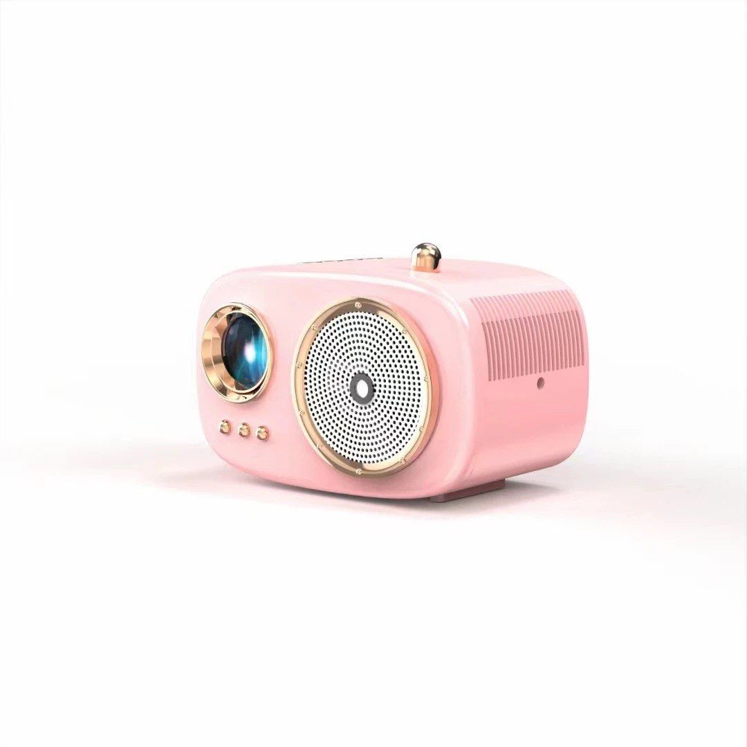 BlushView Full HD projector, pink and cute, TV & Home Appliances, TV ...