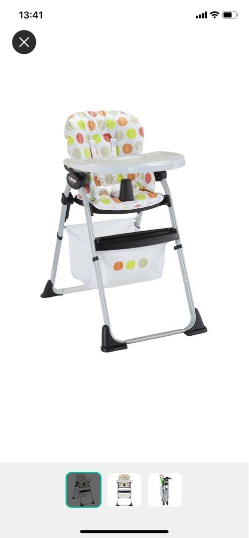 Bonbijou High Chair Babies Kids Nursing Feeding Baby High