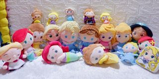 Boneka ganci princes princess disney Mermaid Ariel  Elsa Anna Jasmine Cinderella Aurora Belle Snow white Rapunzel Alice