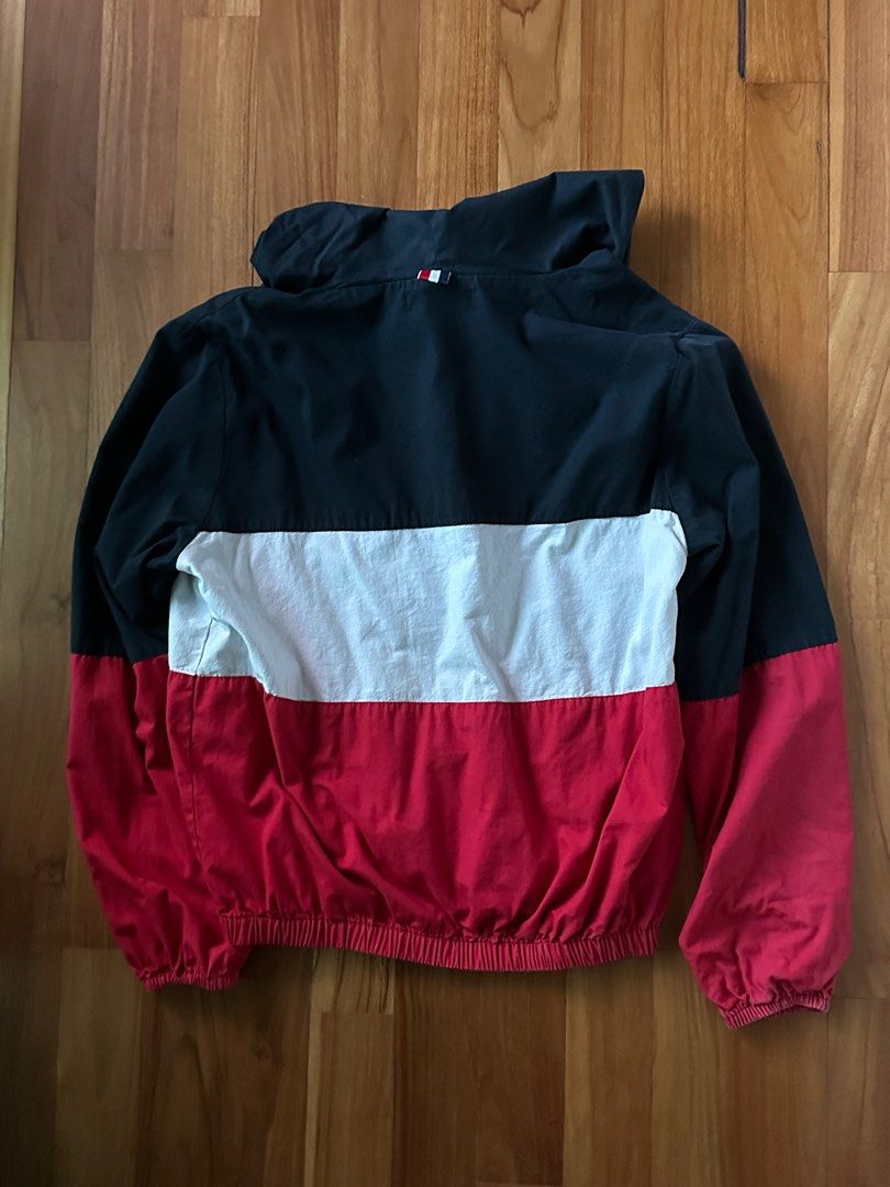 Red white and blue windbreaker brandy melville sales