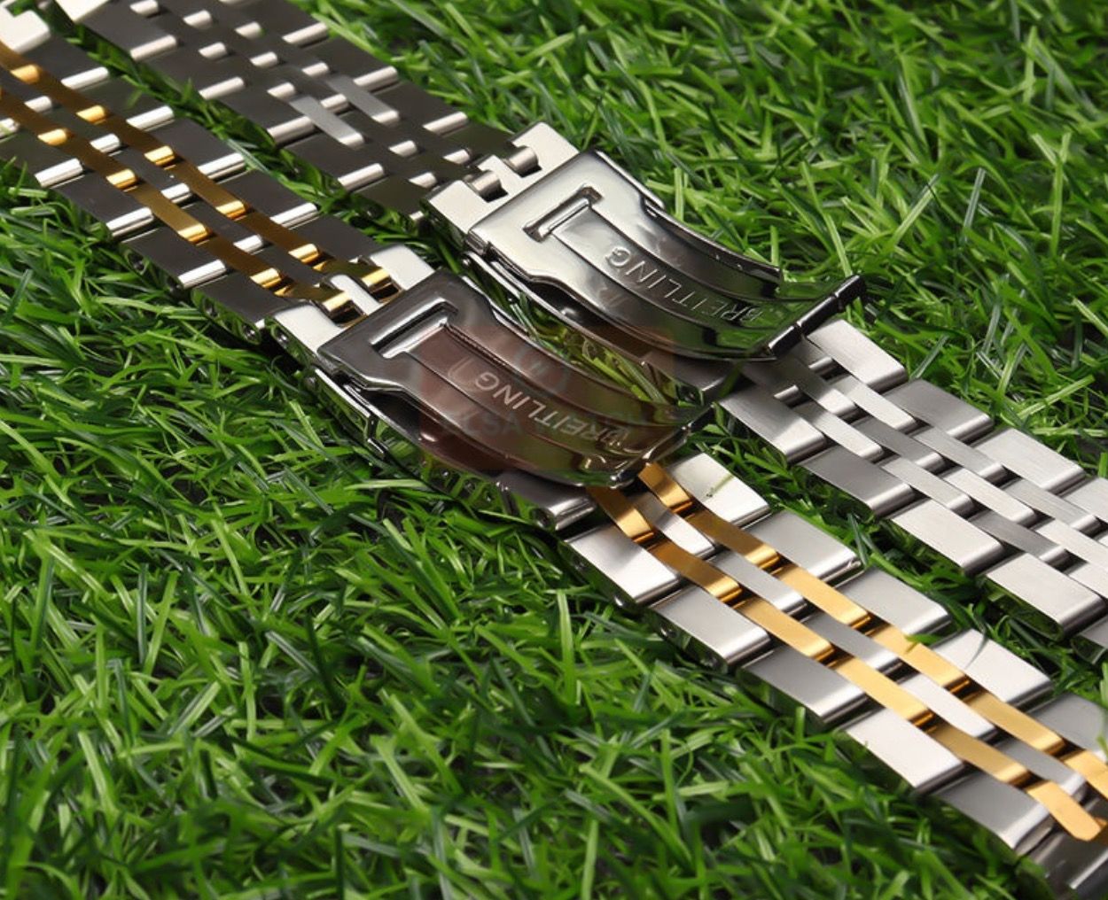breitling metal bracelet