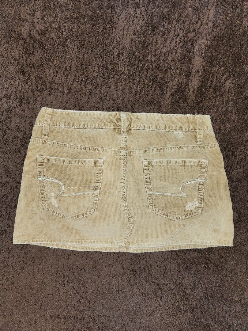 American eagle brown top corduroy skirt