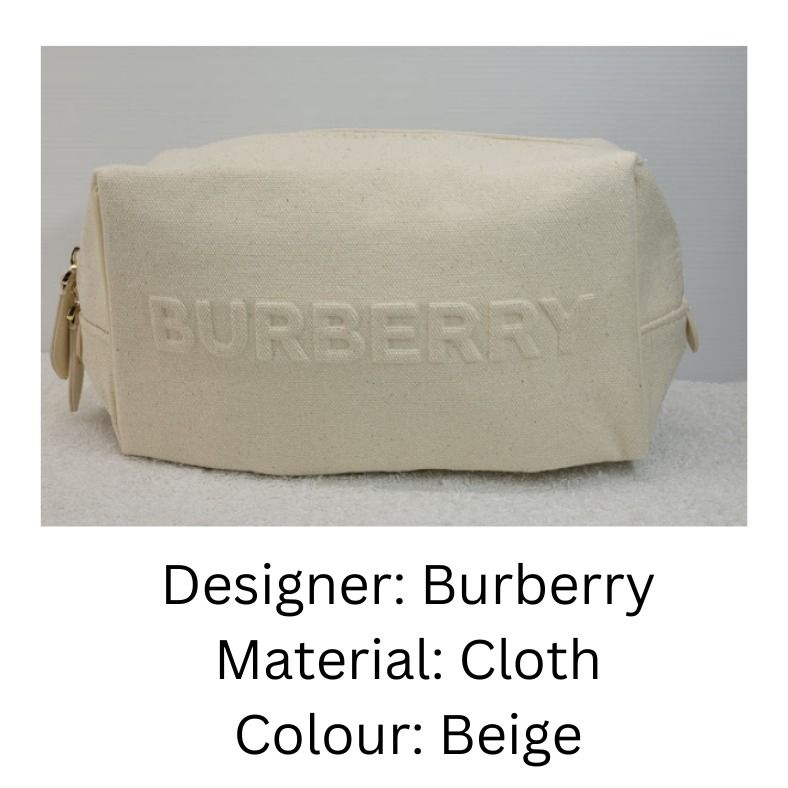 Cloth bag Burberry Beige in Cloth - 35566669