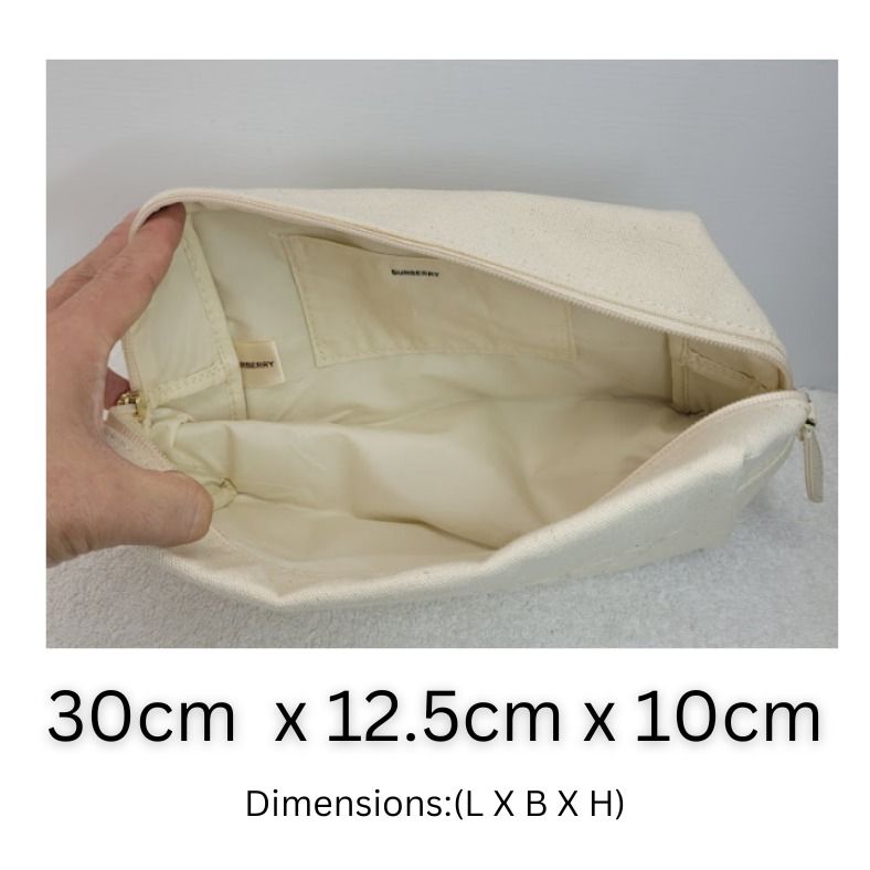 Cloth mini bag Burberry Beige in Cloth - 36130898