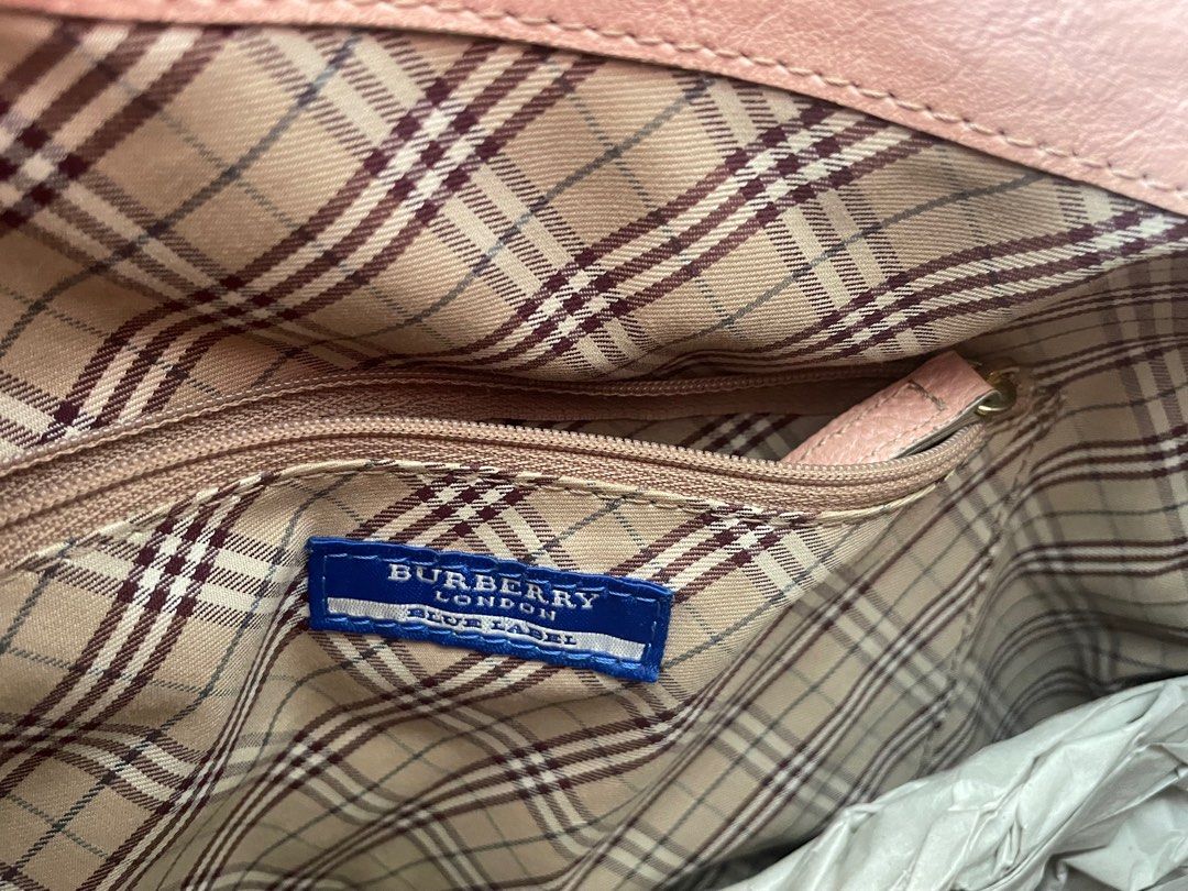 Burberry blue shop label
