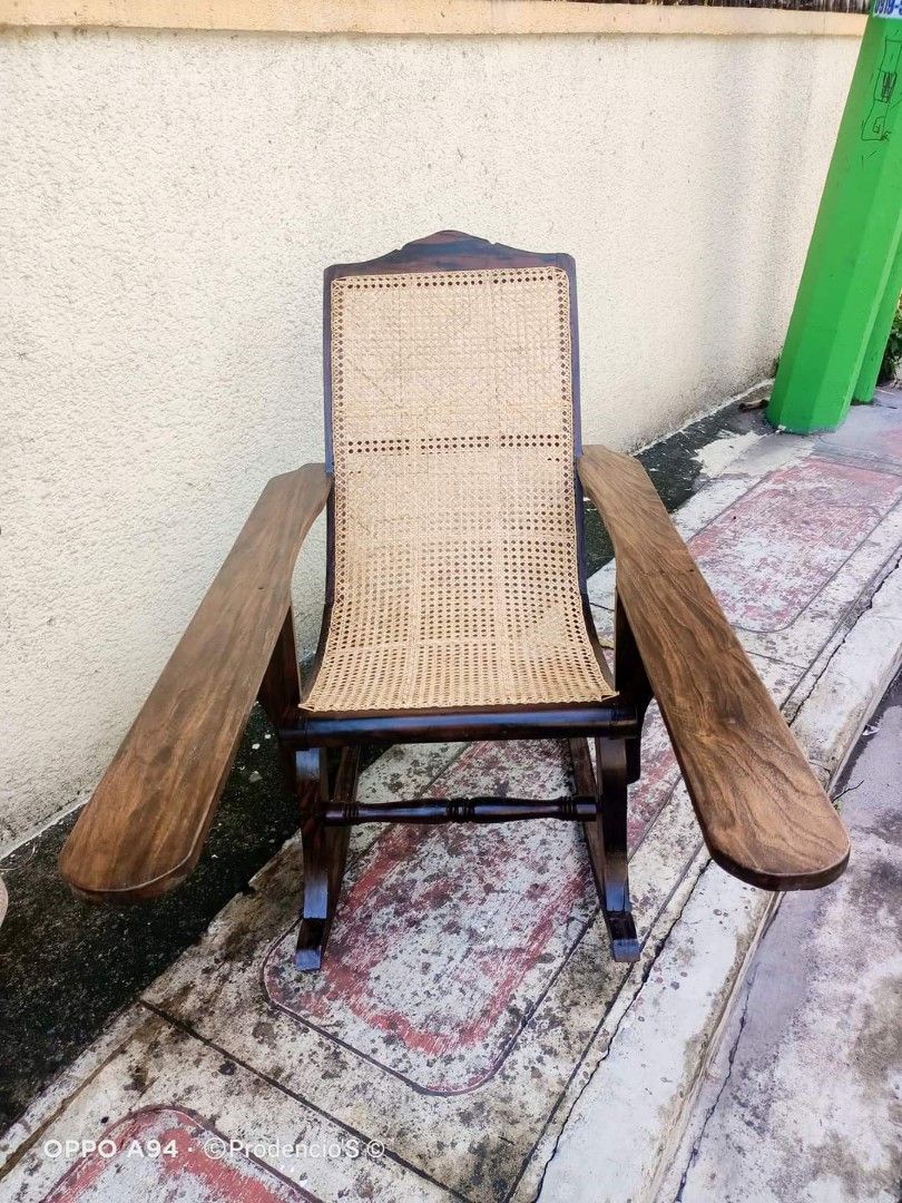 Butaka Rocking Chair Kamagong, Furniture & Home Living, Outdoor