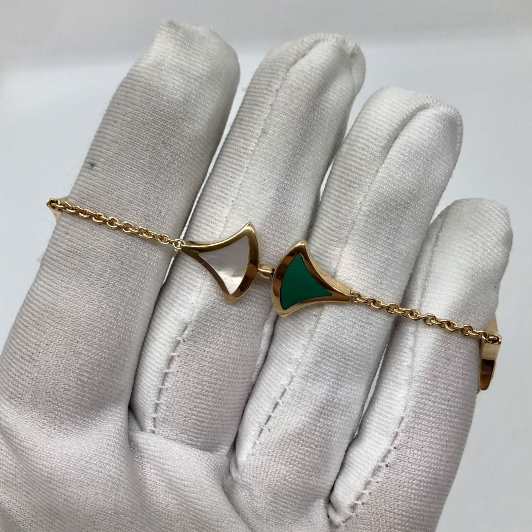 BVLGARI AU 750 DIVA DREAM 14.19G BRACELET 237015950 WE Luxury