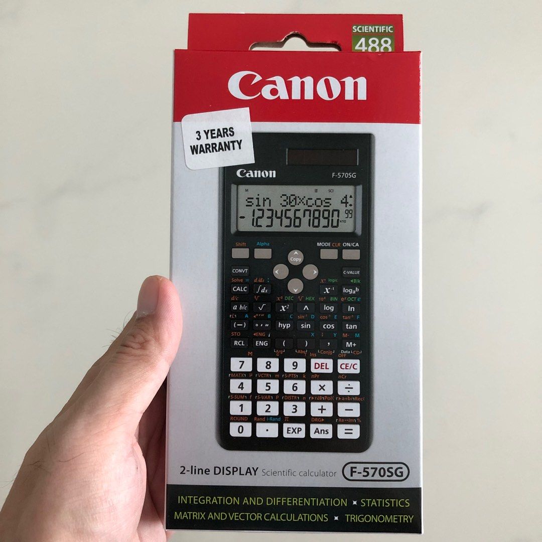 Canon F 570SG Scientific Calculator Same as Casio fx 570MS