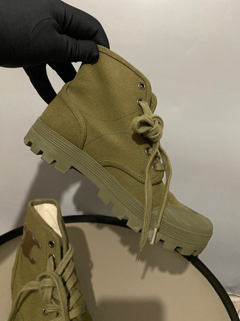 DISCOUNTED CELINE TRIOMPHE BOOTS Luxury Sneakers Footwear on