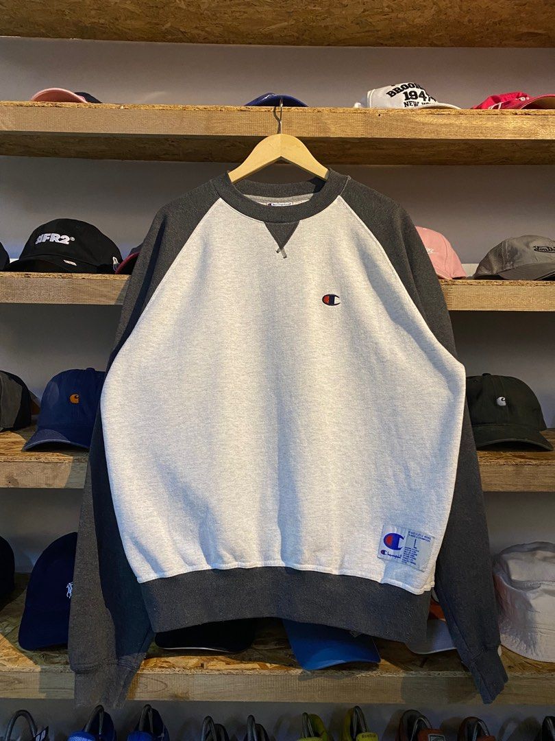 Champion Vintage Sweatshirt Crewneck 2 Way Colour Men s Fashion