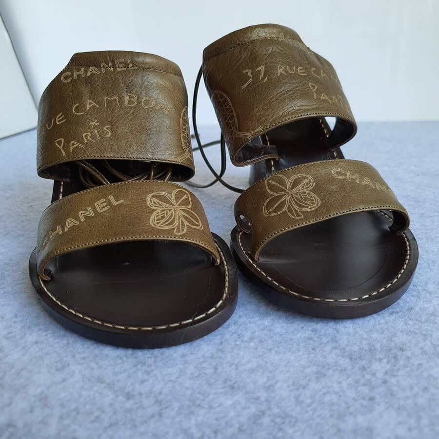 Chanel Sandals Luxury Sneakers Footwear on Carousell