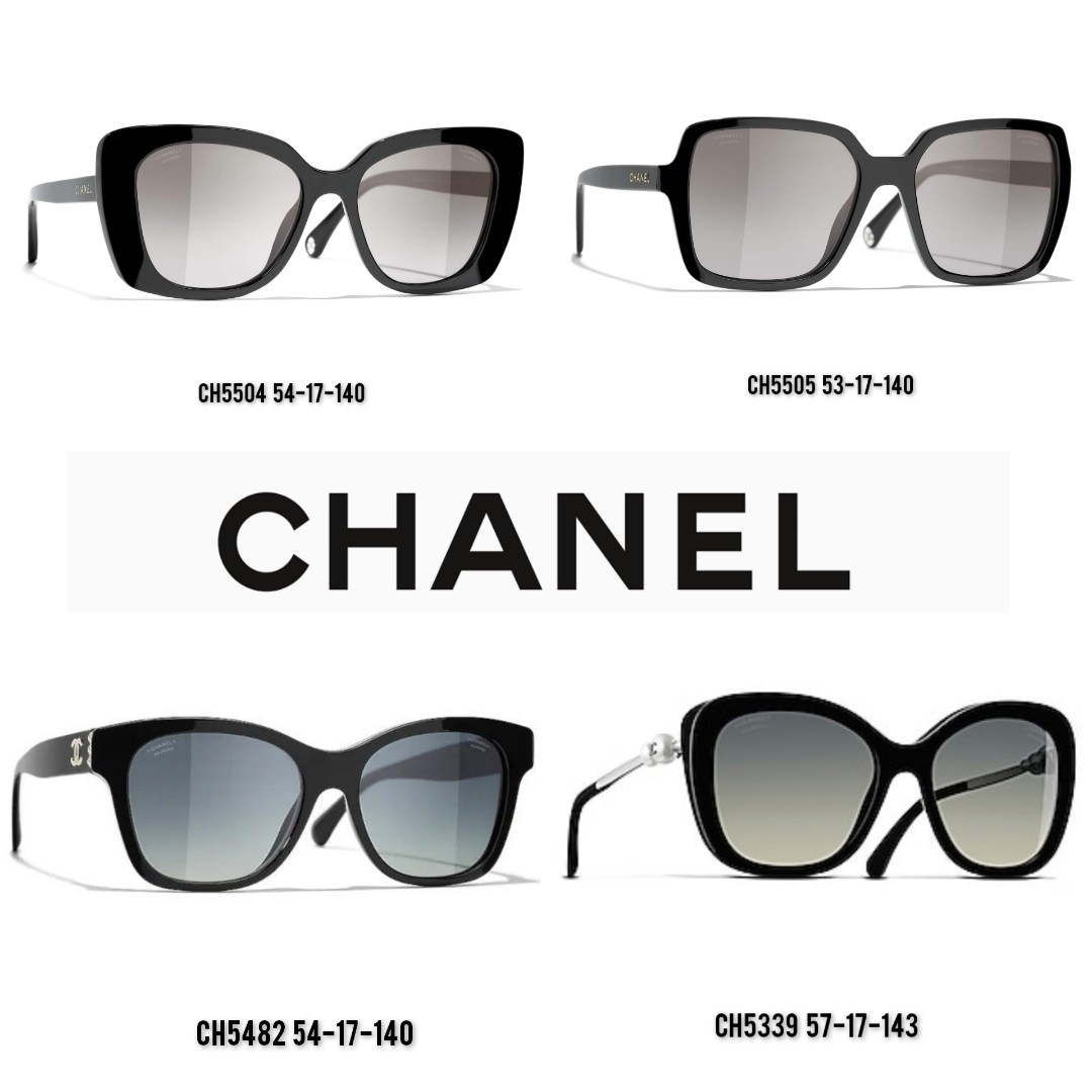 CHANEL CHANEL sunglasses eyewear 5422BA 501/57 Plastic Black NEW