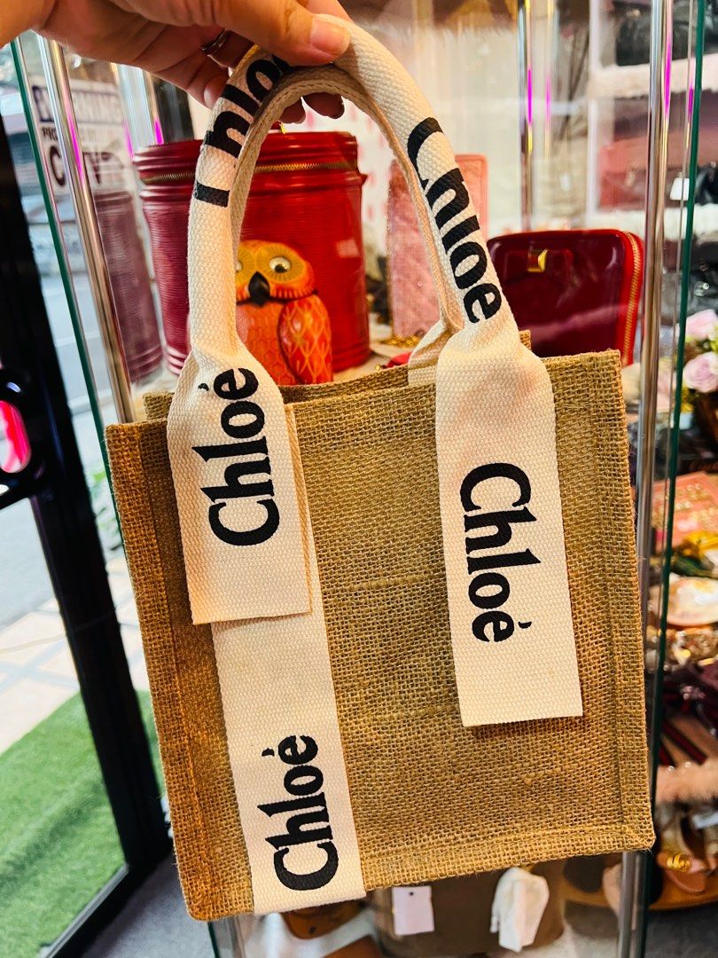 Chloe Woven Handbag (Category: Luxury Bags & Wallets) located in Dumaguete. Submitted by lovebags.ph (Listing ID 1236727628, Image 3). Description: Preloved from 🇰🇷 Superrr cute.