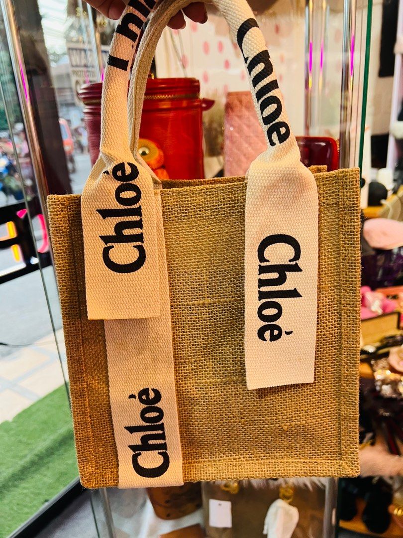 Chloe Woven Handbag (Category: Luxury Bags & Wallets) located in Dumaguete. Submitted by lovebags.ph (Listing ID 1236727628, Image 2). Description: Preloved from 🇰🇷 Superrr cute.