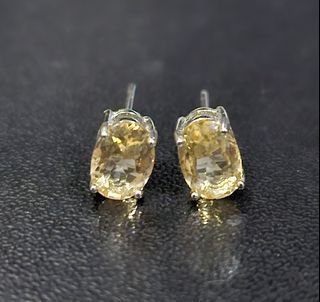 Citrine Stone Earrings