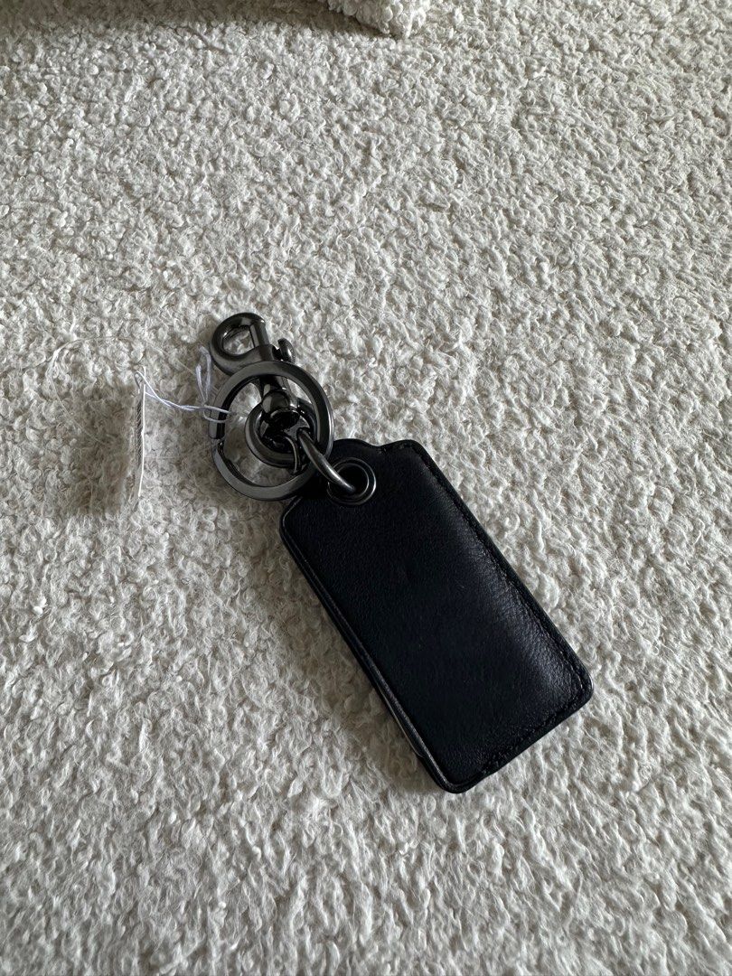 Coach Outlet Bottle Opener Key Fob In Signature Canvas