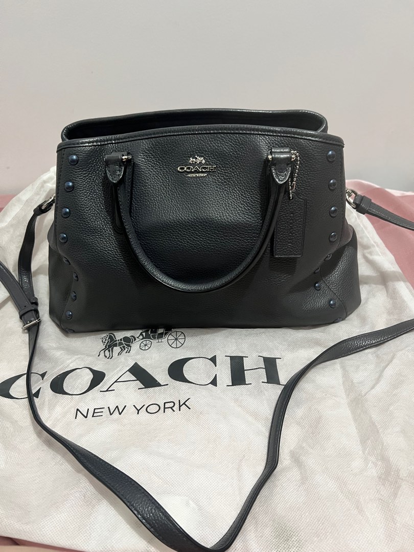 Coach navy store blue purse