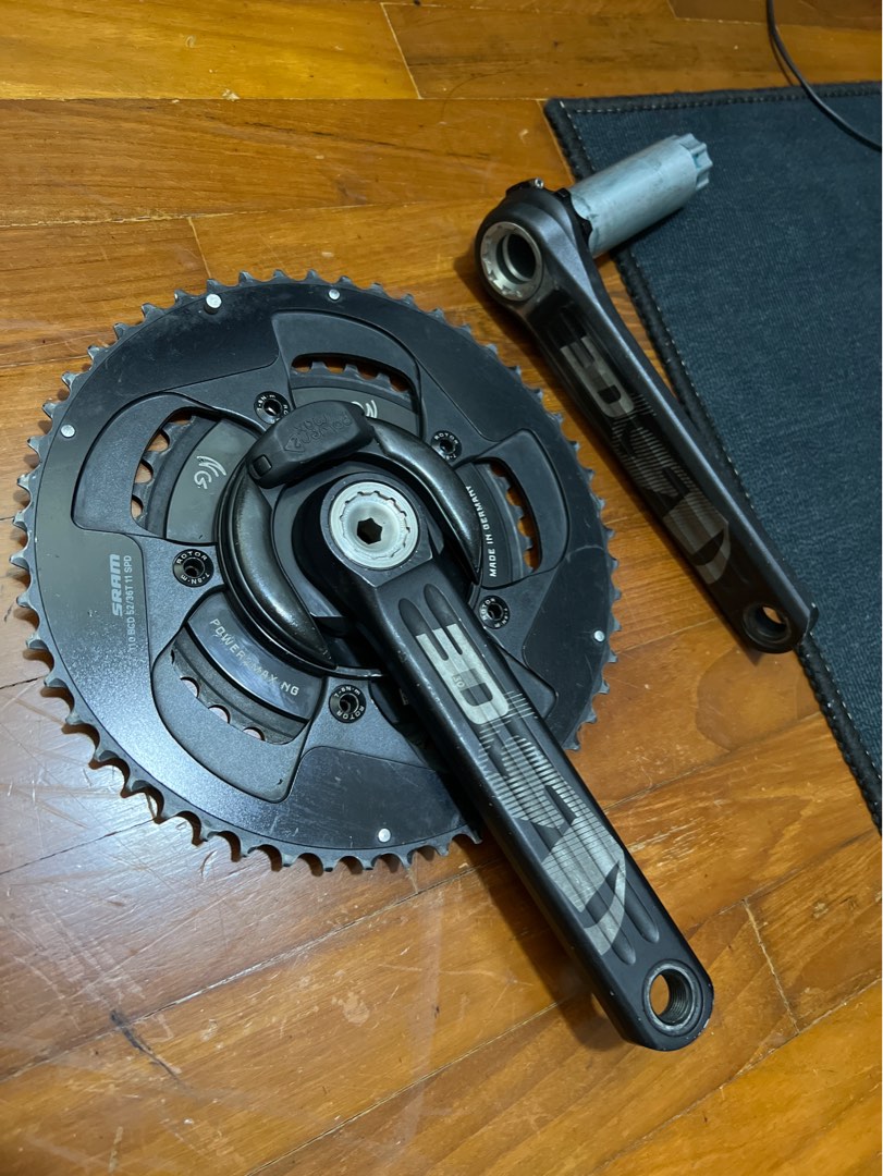 Crankset Power2max power meter with rotor 3D crankarm 172.5mm and sram