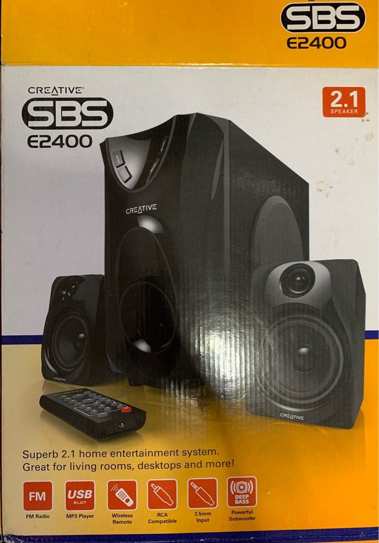 Creative speakers e2400 sale