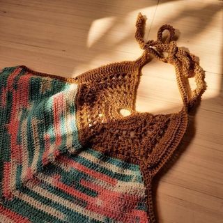 Crochet Tie-Back Top