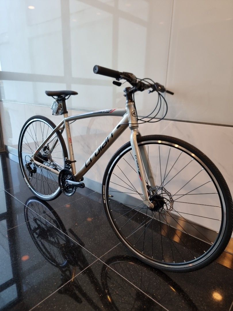 Crolan hybrid bike best sale