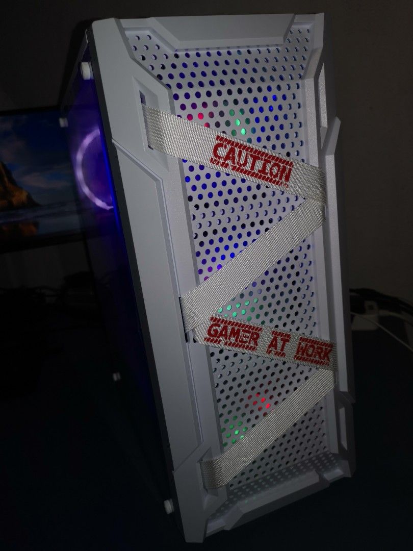 64GB RAM Custom White Desktop Computer Gaming PC
