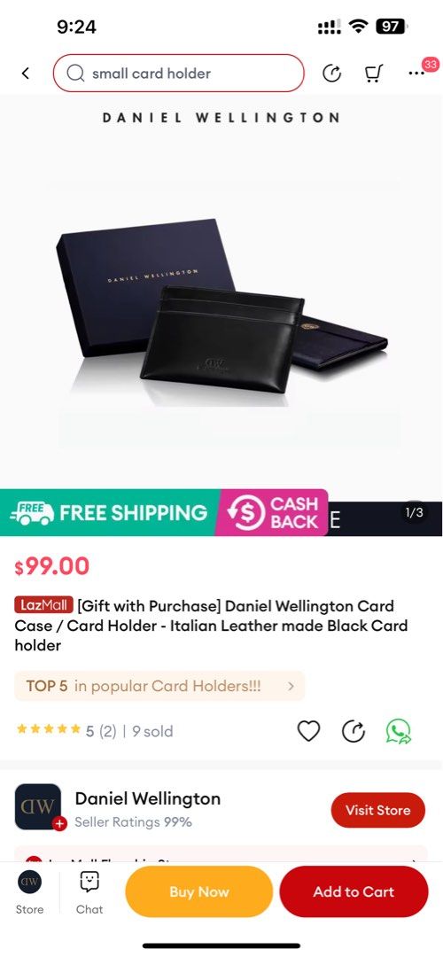 Daniel Wellington Card Case