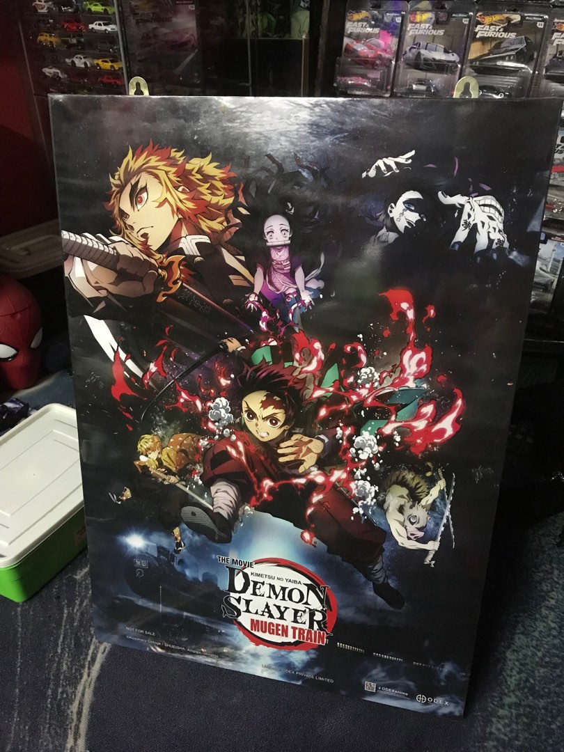 Demon Slayer Mugen Train Poster, Hobbies & Toys, Stationery & Craft