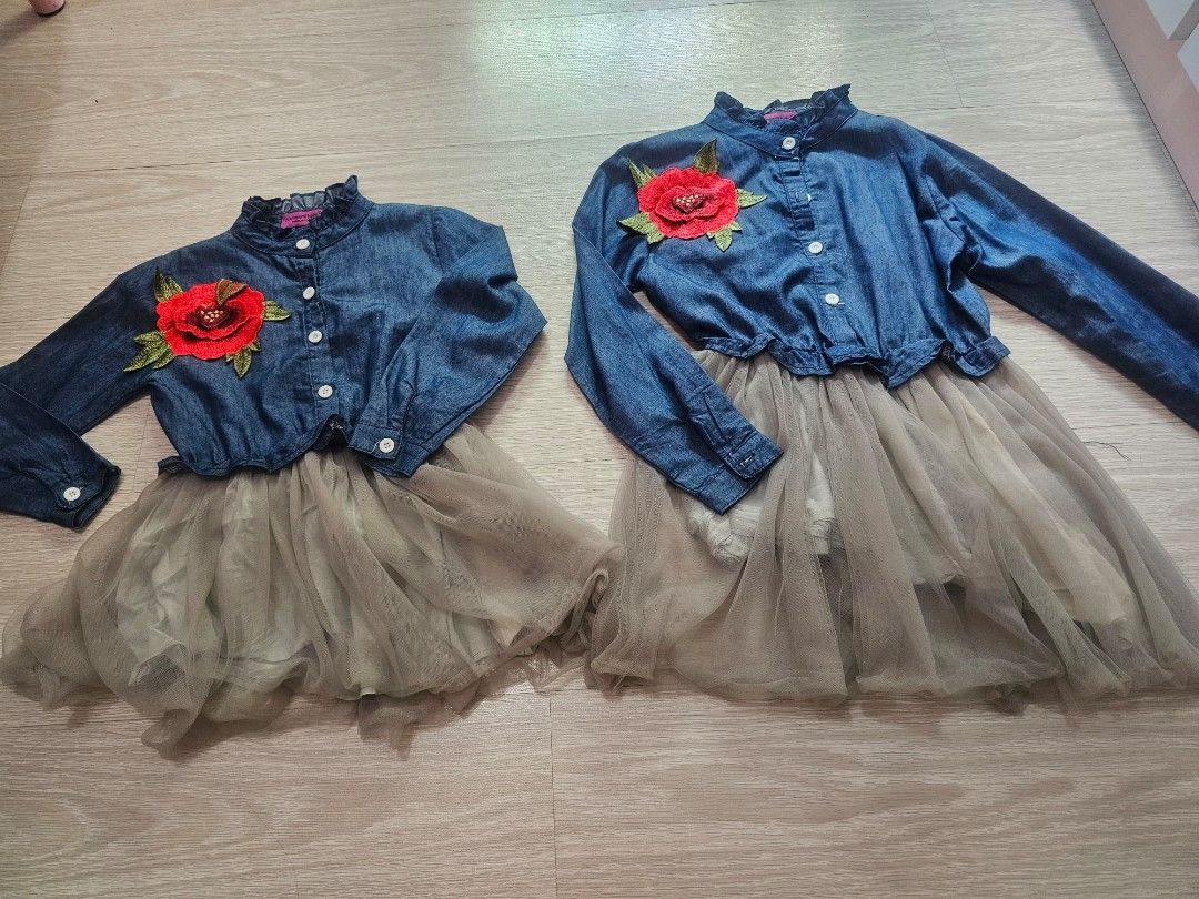 Girls long sleeve tulle dress on sale