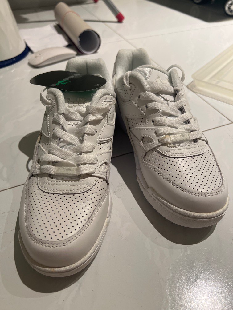 All white diadora sales