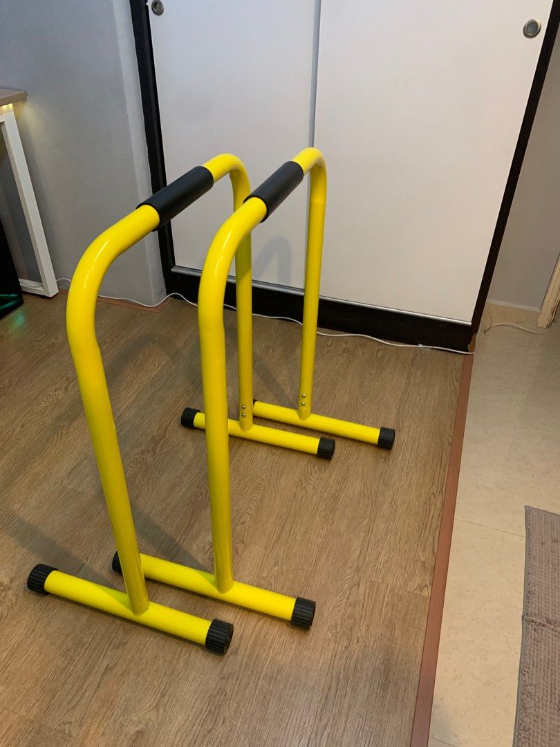 Yellow 2025 dip bars