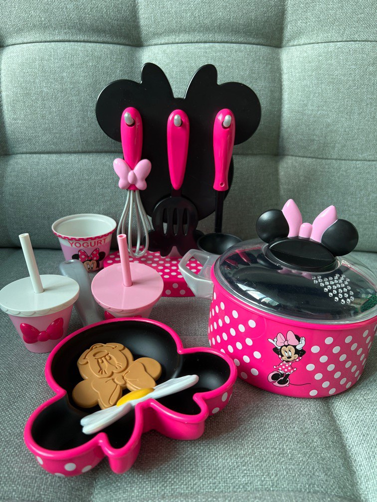 Minnie mouse top gourmet cooking set