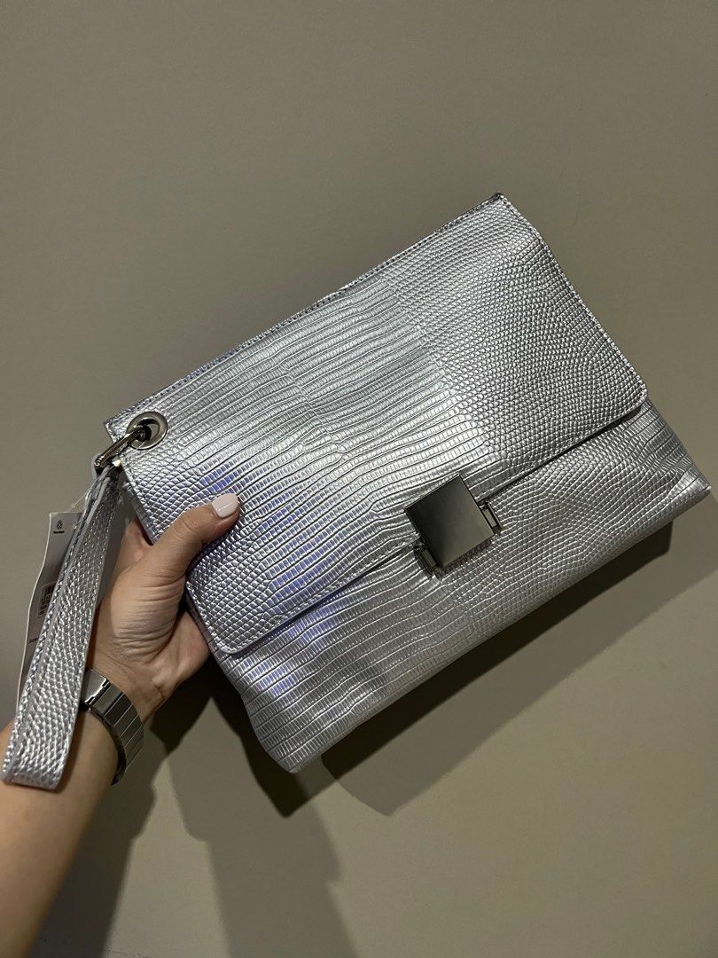 Silver clutch bag dorothy perkins sales