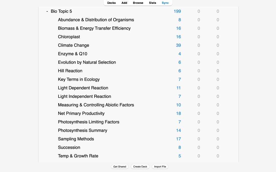 International Alevel Edexcel Biology topic 5 Anki flashcard for