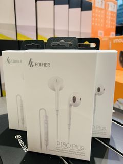 💯Edifier P180 Plus Earbuds with Remote and Mic White