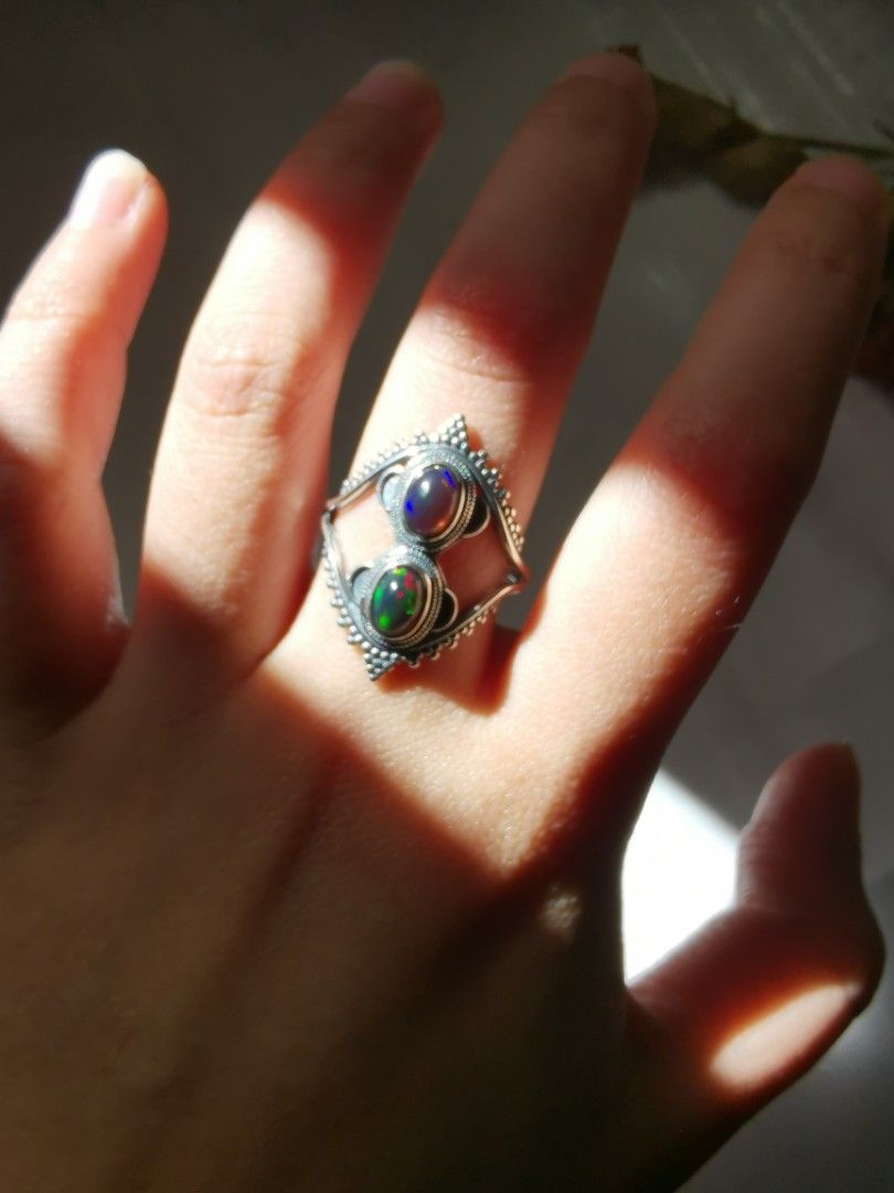 African cheap opal ring