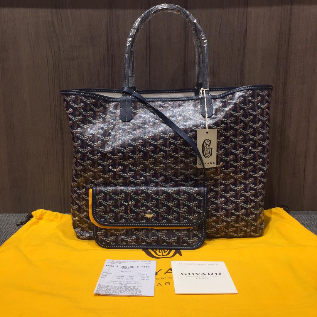 Goyard Navy Sac Vendôme Mini – Trusty