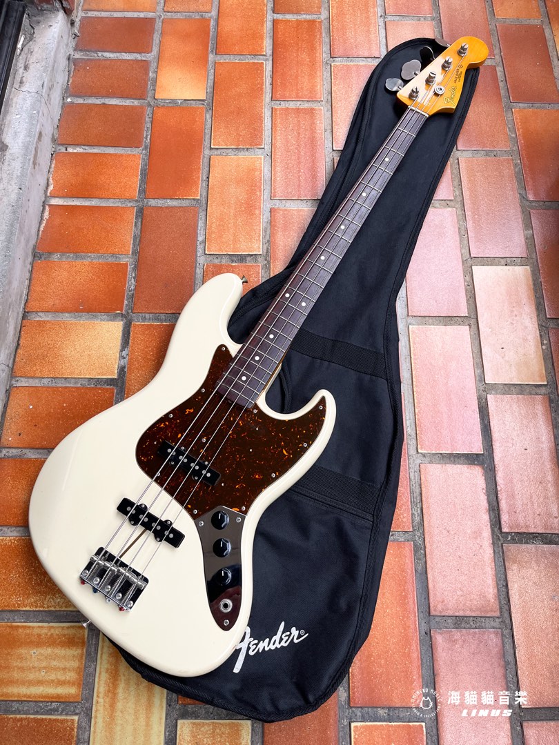 現貨！》Fender Japan JB62 Jazz Bass Vintage White復古白, 興趣及