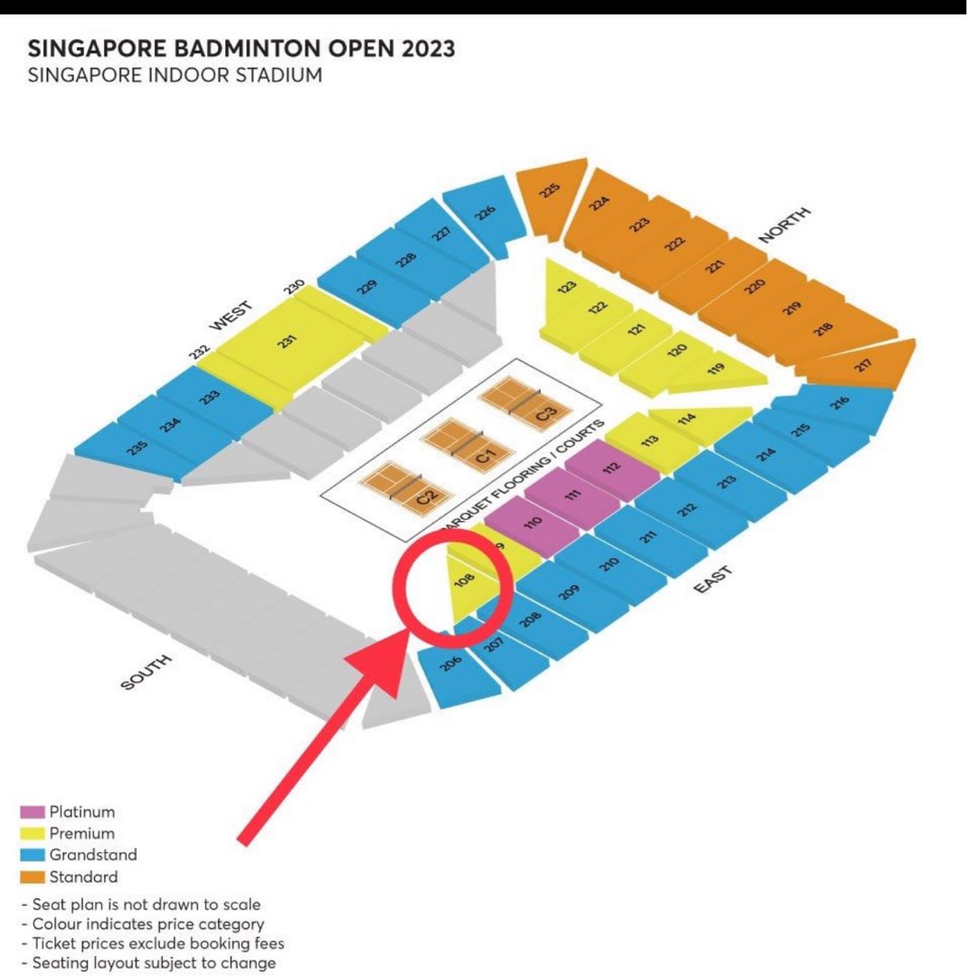 [Final] Singapore Badminton Open Premium, Tickets & Vouchers, Event