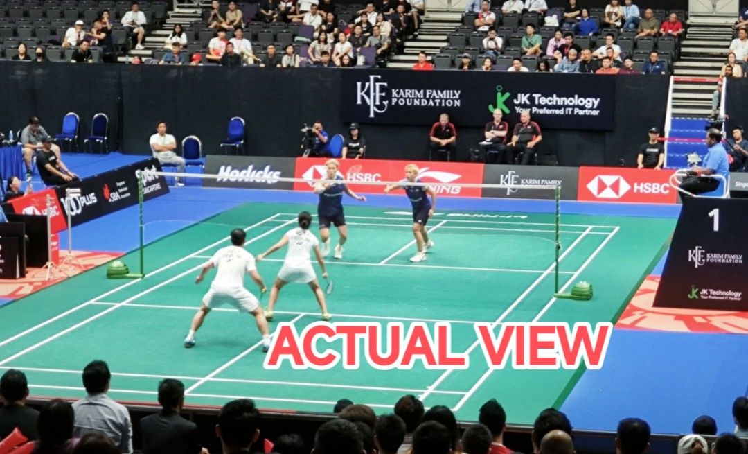 FINALS 11 JUNE Singapore Badminton Open 2023, Tickets & Vouchers