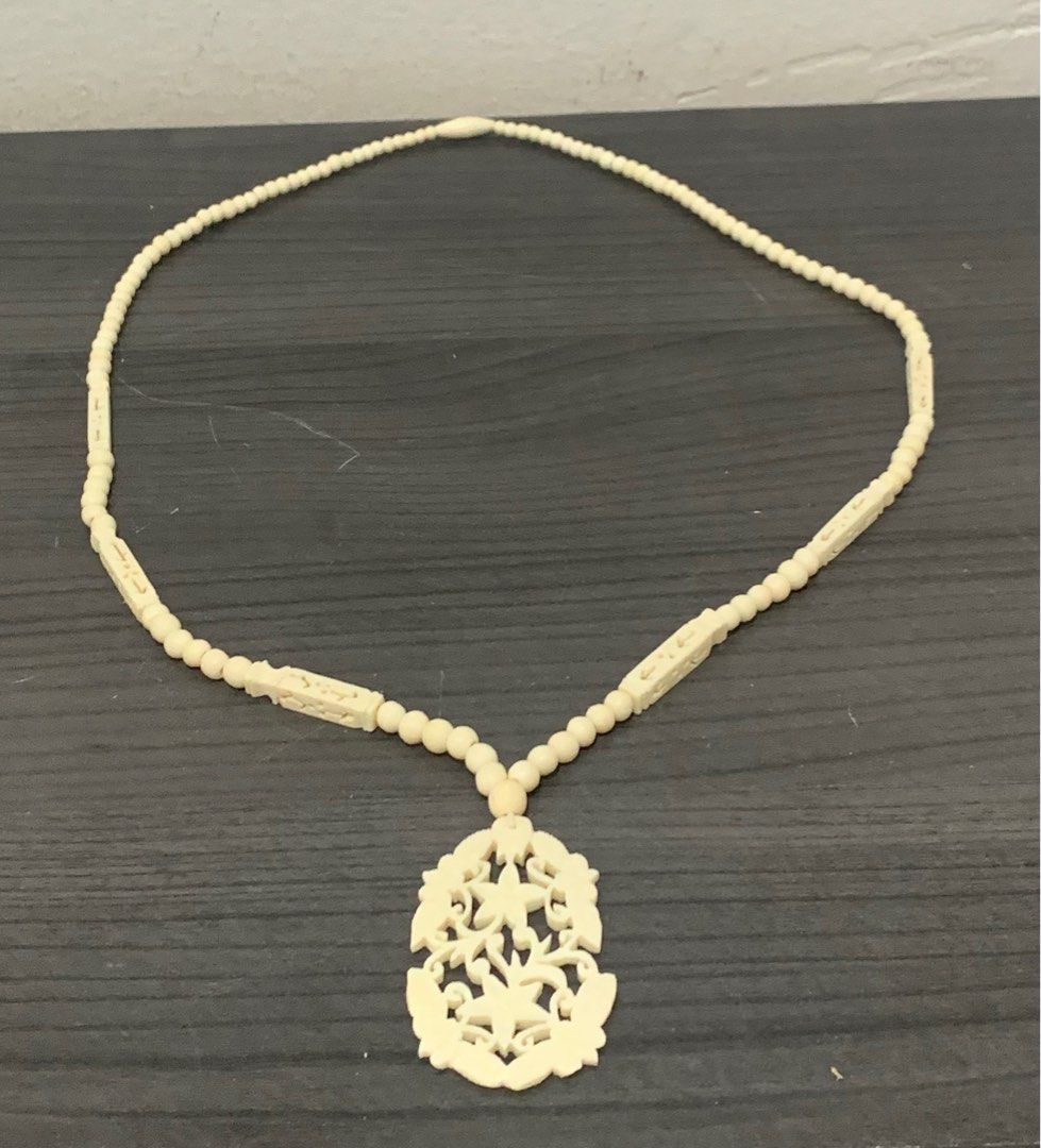Real fish bone necklace sale