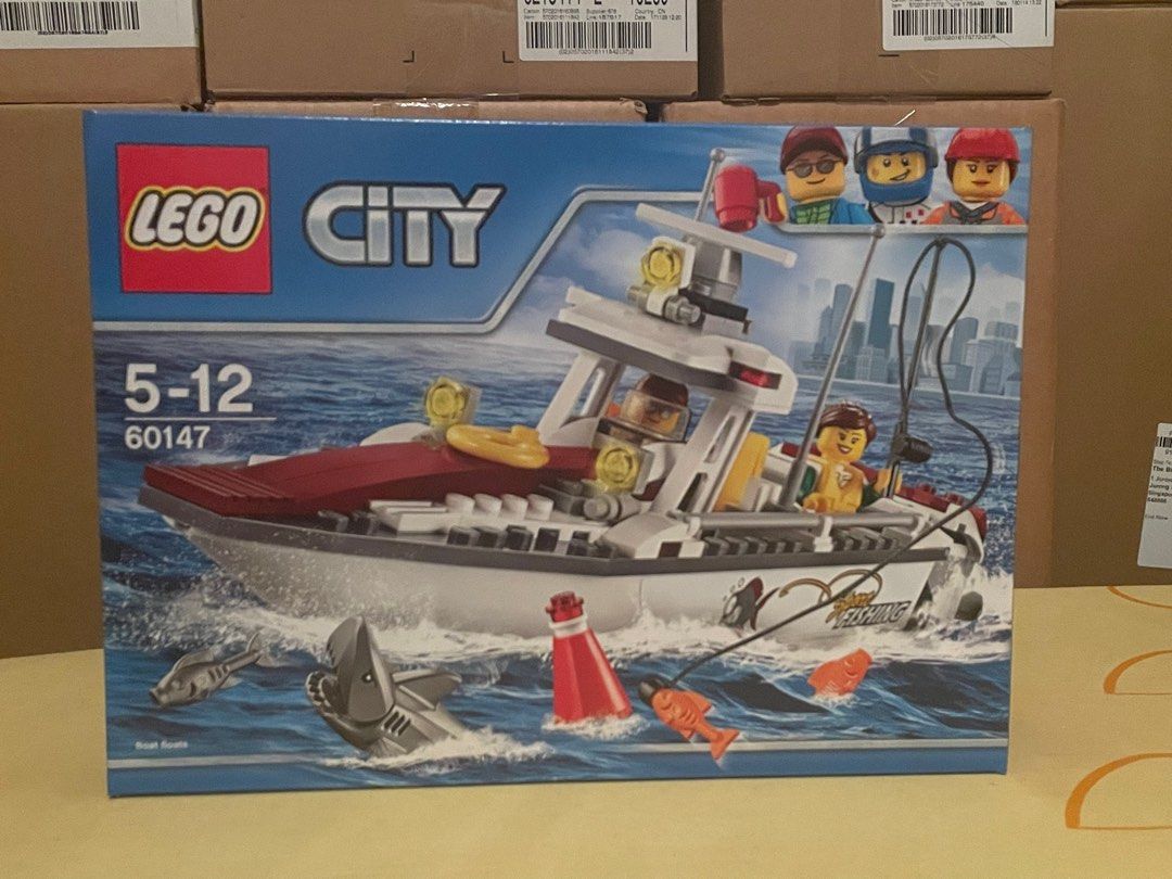 Lego fishing hotsell boat 60147