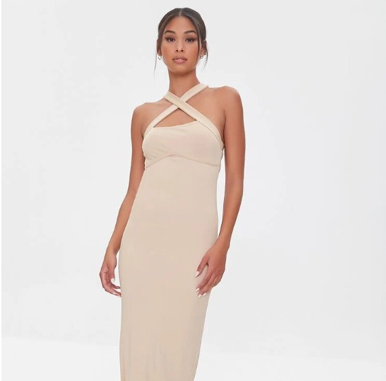 Forever 21 criss cross dress discount