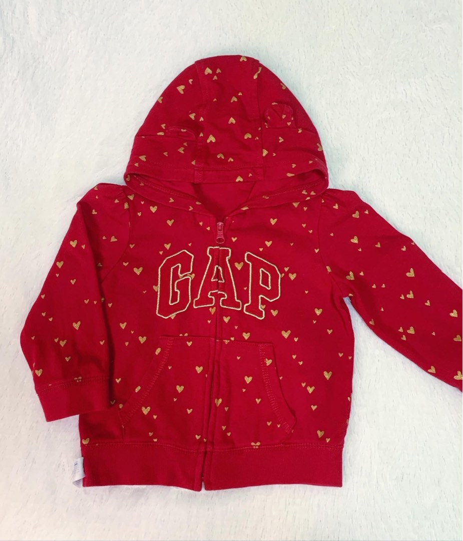 gap heart hoodie