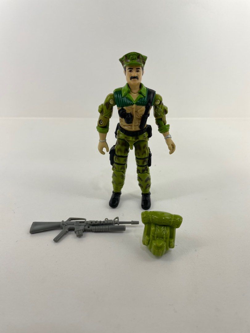 GI joe figurine Casse-cou /Letherneck - jouet rétro avec arme - hasbro