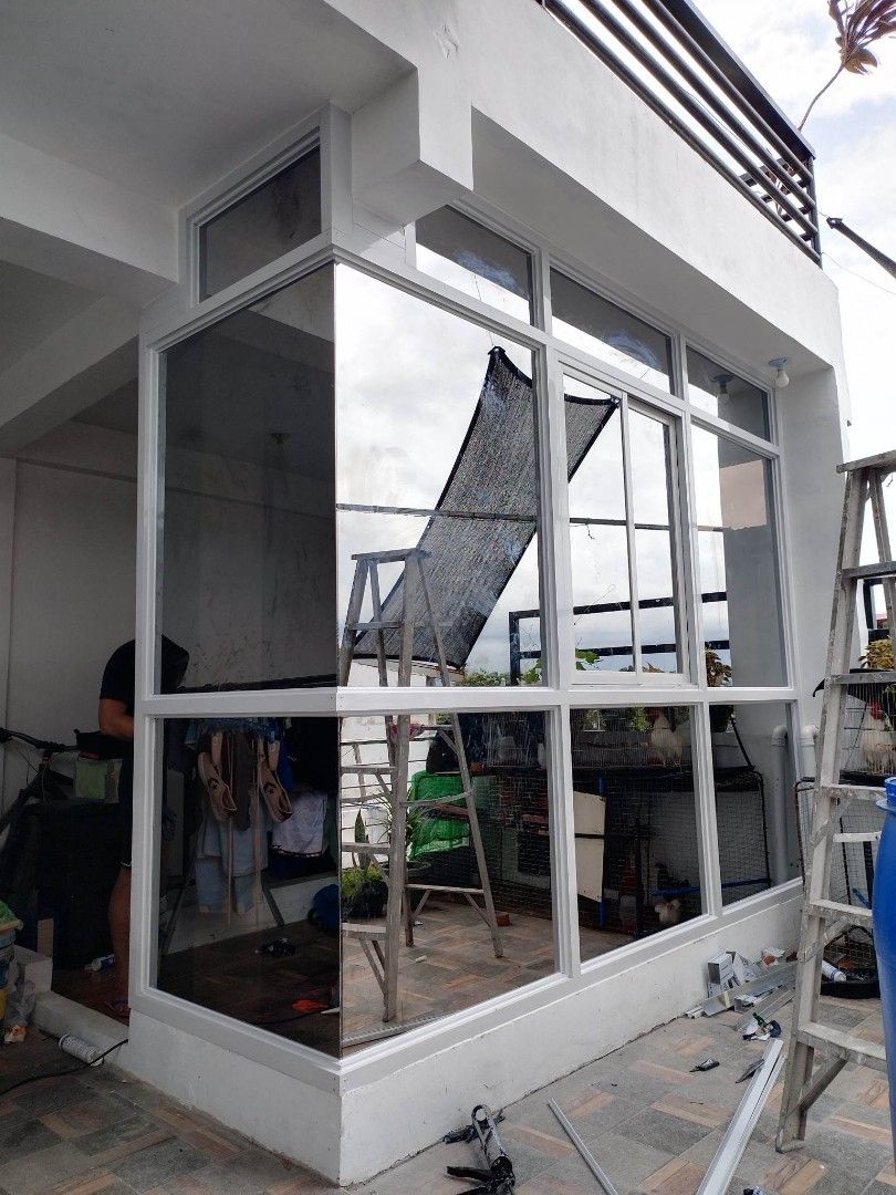 Glass Aluminum Works (Category: Construction & Building Materials) located in Quezon City. Submitted by jhanjhan23 (Listing ID 1236701454, Image 2). Description: Glass Aluminum Works 🔴We offer the Following Glass aluminum Services🔴 🟢Aluminum windows and Door 🟢Curtain Wall 🟢Shower Enclusure 🟢Glass Railings 🟢Glass Store Front 🟢Glass Doors 🟢Glass Canopy/ Skylight 🟢Mirror 🟢Seamless Glass System 🟢Sliding Stacking Glass System 🟢Automatic G