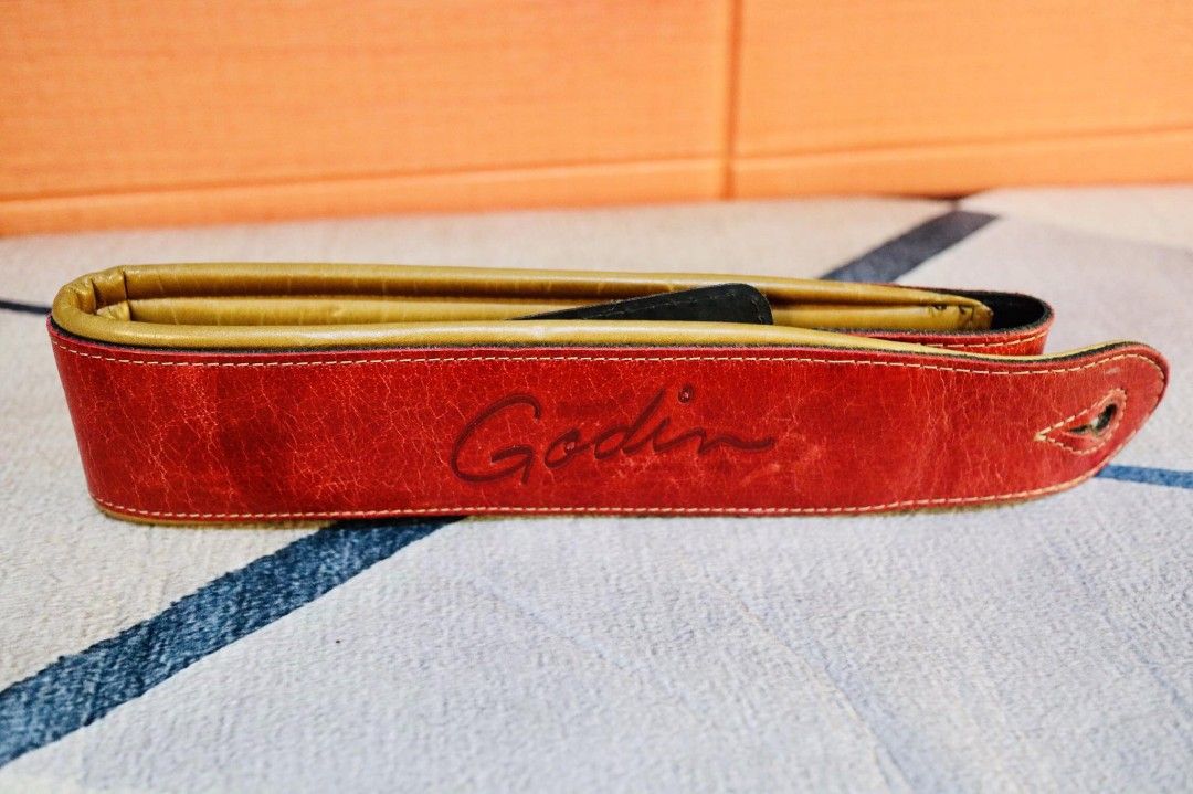 Godin Leather Guitar Strap on Carousell