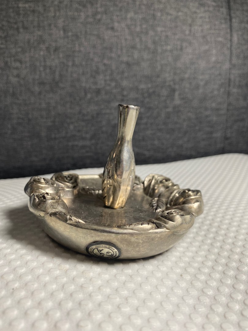 Godinger Ring Holder Silver Plate Ring Caddy Hobbies Toys