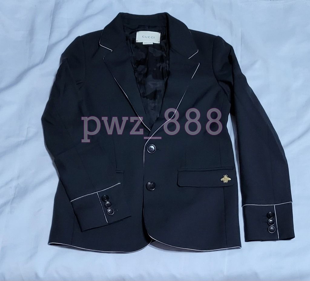 GUCCI Bee Plain Toddler s Suit Blazer Size 8